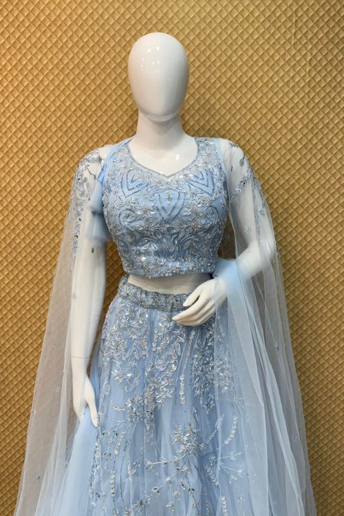 Fancy and Party Wear Croptop Lehenga – D.No. BS1780CT