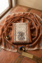 Rust Brown Hand-Painted Kalamkari Pure Linen Cotton Dress Material